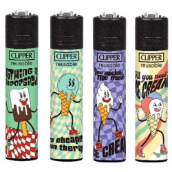 4 x Zapalniczka Clipper Trendy Sentences 1