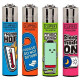 4 x Zapalniczka Clipper Trendy Sentences 2