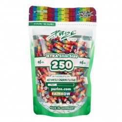 Filtry Purize Extra Slim Rainbow 250szt