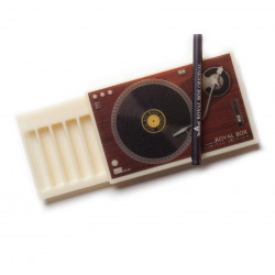 Royal Box Record Player White Zestaw do tabaki