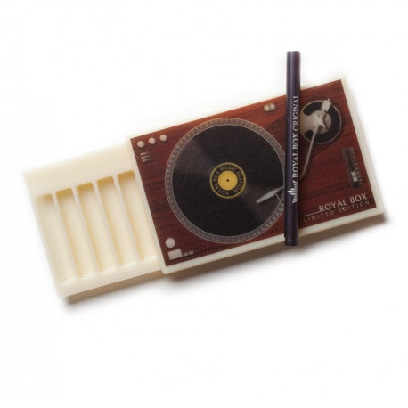 Royal Box Record Player White Zestaw do tabaki