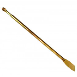 Dabber metalowy szpatułka stal nierdzewna Gold