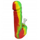 Bongo Penis Silikon Tri Color 17,5cm