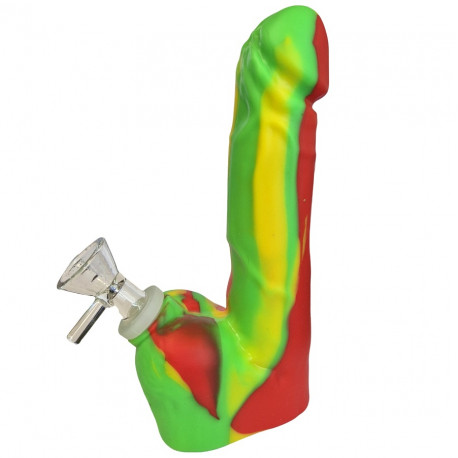 Bongo Penis Silikon Tri Color 17,5cm