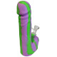Bongo Penis Silikon Purple Green 17,5cm