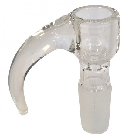 Cybuch z uchwytem szlif 14.5mm Przezroczysty