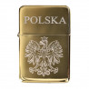 Zapalniczka benzynowa Złota grawer Polska