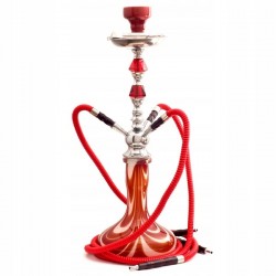 Shisha Oasis Bushra 54cm 3 węże czerwona