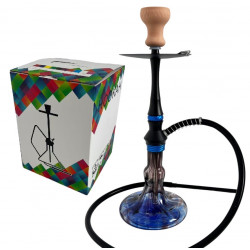 Shisha Moon Haze Blue Black 56cm