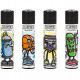 4 x Zapalniczka Clipper Urban Characters