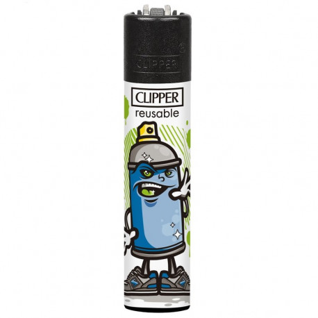 Zapalniczka Clipper Urban Characters 1/4