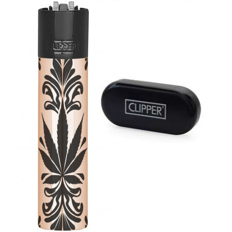 Zapalniczka Clipper Metal Elegant Weed Rose Gold