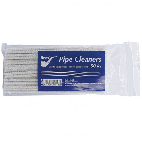 Wyciory do fajek Royce 50szt białe