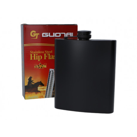 Piersiówka czarna XXL 540ml Black Edition