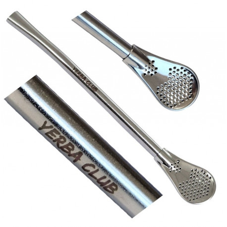 Bombilla Rosa 15,5cm srebrna