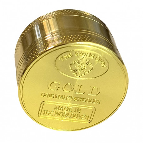 Młynek metalowy Grinder Crusher Gold 3 częściowy
