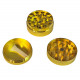 Młynek metalowy Grinder Crusher Gold 3 częściowy