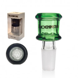 Cybuch szklany 14,5mm Green z sitkiem Phoenix Star