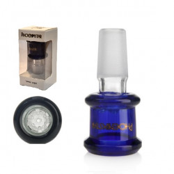 Cybuch szklany 14,5mm blue z sitkiem Phoenix Star