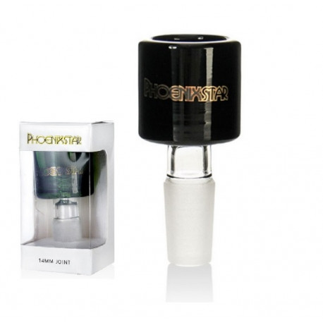 Cybuch szklany 14,5mm Black Phoenix Star