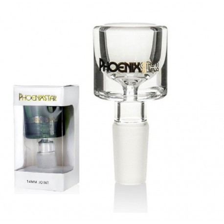 Cybuch szklany 14,5mm White Phoenix Star