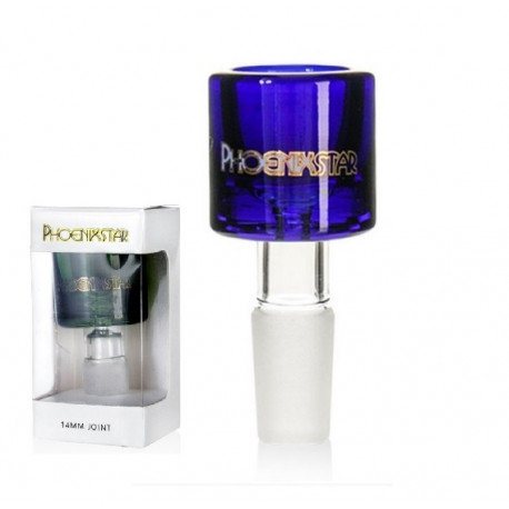 Cybuch szklany 14,5mm Blue Phoenix Star