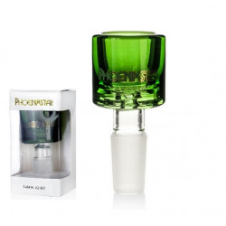 Cybuch szklany 14,5mm Green Phoenix Star