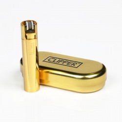 Zapalniczka Clipper Metal Gold Box 3000 zapaleń