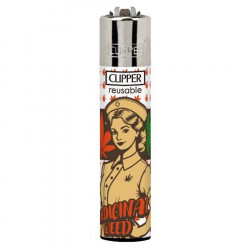 Zapalniczka Clipper Family Weed 3/4