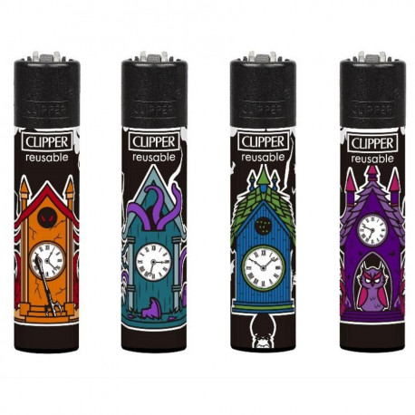 4 x Zapalniczka Clipper Scary Cucut