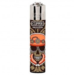 Zapalniczka Clipper Marked Skulls 3 1/4