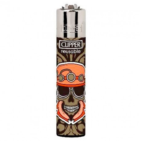 Zapalniczka Clipper Marked Skulls 3 1/4