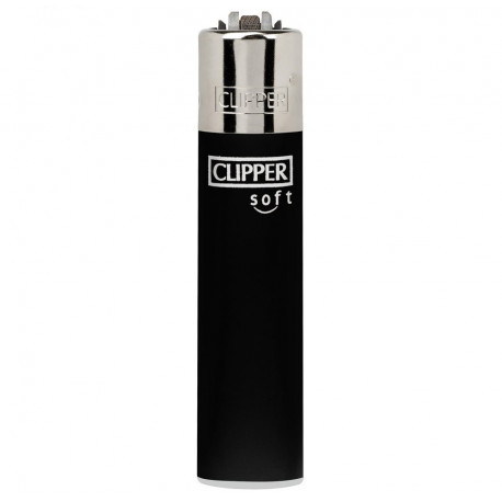Zapalniczka Clipper Soft Touch Black