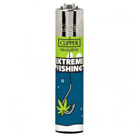 Zapalniczka Clipper Green Bait 2/4