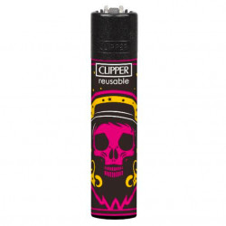 Zapalniczka Clipper Black Magic Skulls 1/4