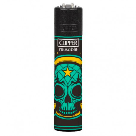Zapalniczka Clipper Black Magic Skulls 2/4
