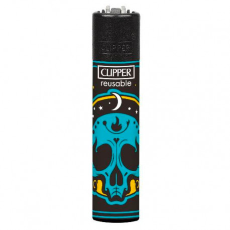 Zapalniczka Clipper Black Magic Skulls 4/4