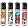 4 x Zapalniczka Clipper Fuck You Animals