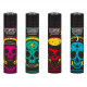 4 x Zapalniczka Clipper Black Magic Skulls