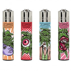 4 x Zapalniczka Clipper Out of Weed