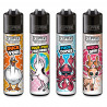 4 x Zapalniczka Clipper Fuck You Animals