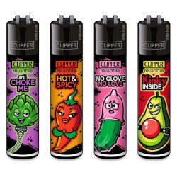 4 x Zapalniczka Clipper Porn Slogan 9