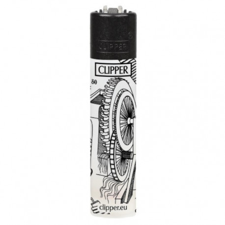 Zapalniczka Clipper Da Vinci 3/4