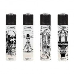 4 x Zapalniczka Clipper Da Vinci