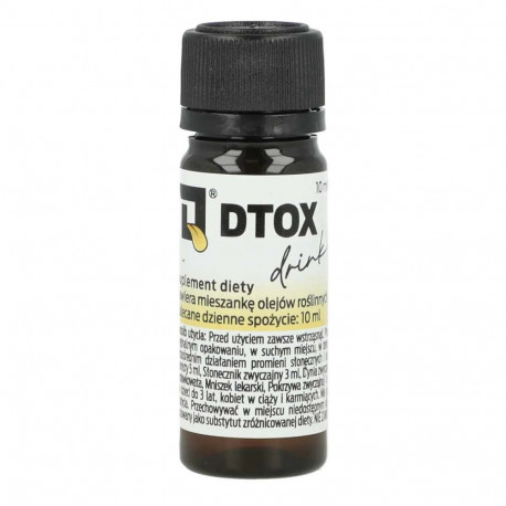 Suplement eliminujący metabolity ze śliny DTOX Drink 10 ml