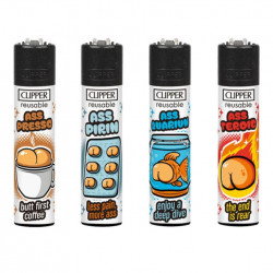 4 x Zapalniczka Clipper Ass Collection 2