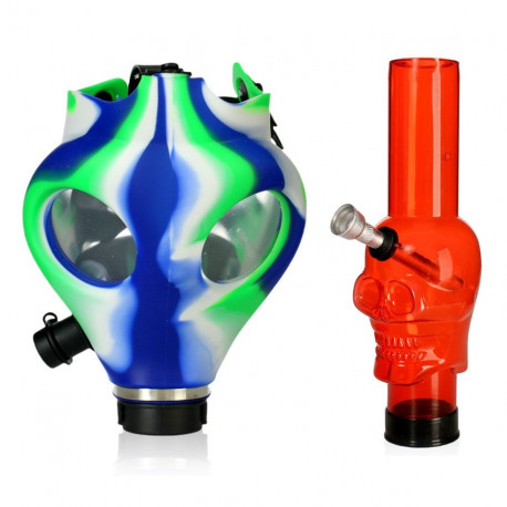 Fajka wodna Bongo Maska Wzór C