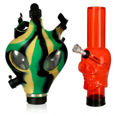 Fajka wodna Bongo Maska Wzór D