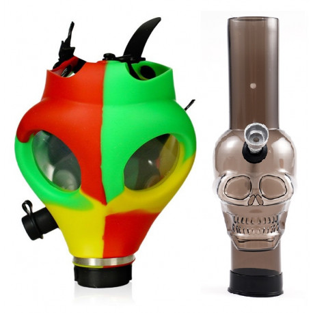 Fajka wodna Bongo Maska Wzór F