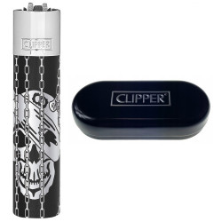 Zapalniczka Clipper Metal Deadly Chains Silver Box
